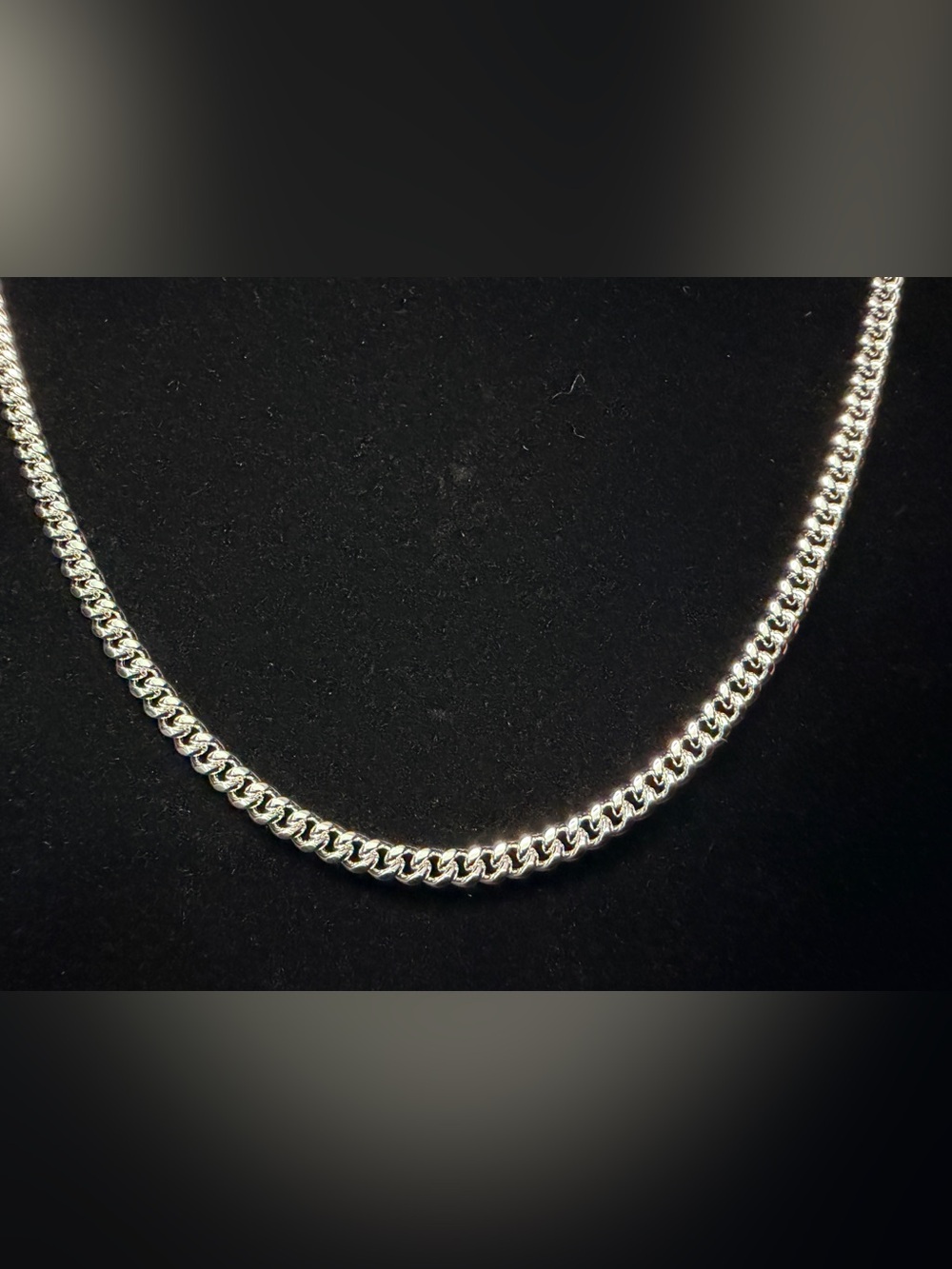 Cuban 24in 3.5MM 925 Stamped Silver Filled Chain Necklace. Brand New. 16.8g